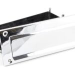 polished chrome traditional letterbox