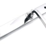 polished chrome avon slimline lever latch set