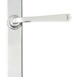 polished chrome avon slimline lever latch set