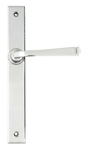 polished chrome avon slimline lever latch set