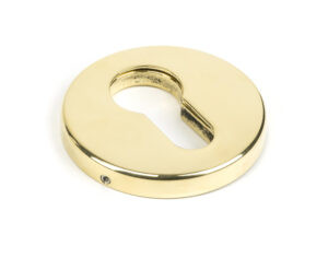 aged brass 52mm regency concealed escutcheon