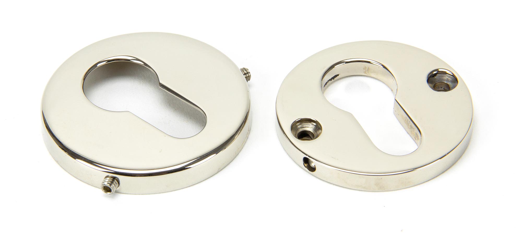 polished nickel 52mm regency concealed escutcheon