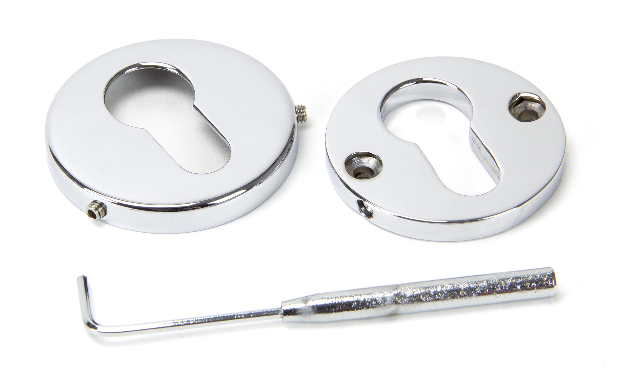 polished chrome 52mm regency concealed escutcheon