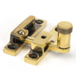 aged brass brompton quadrant fastener narrow