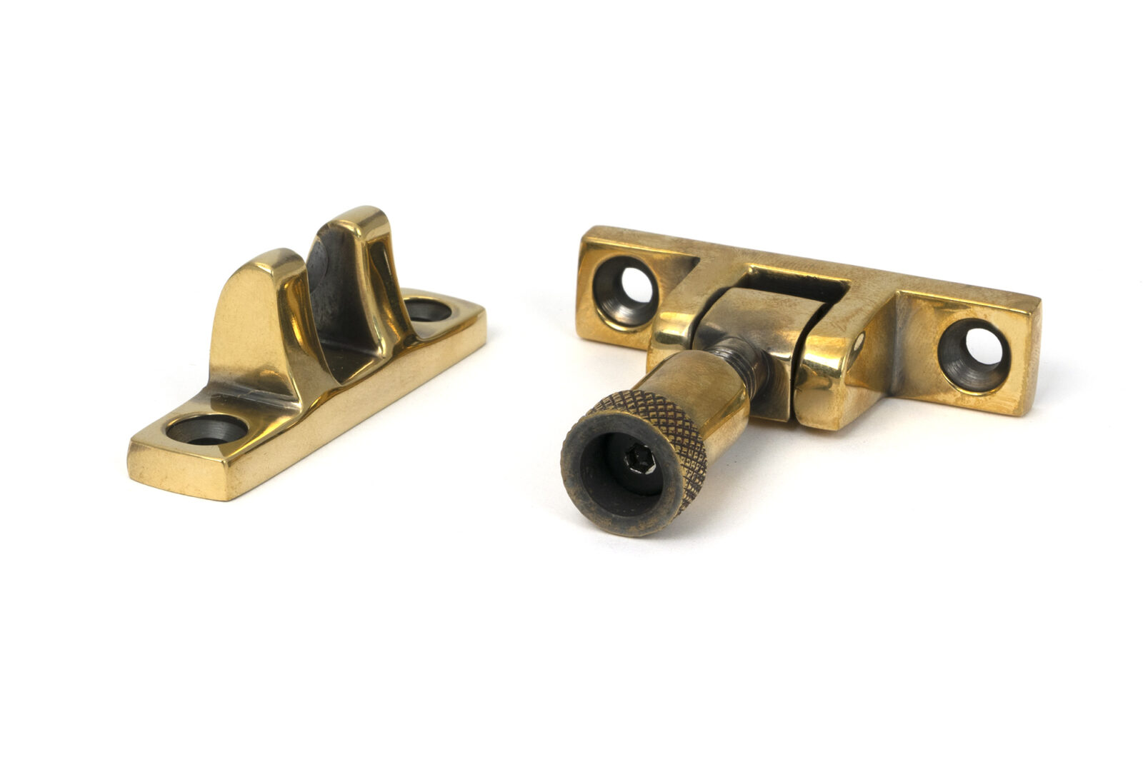 aged brass brompton brighton fastener narrow (square)