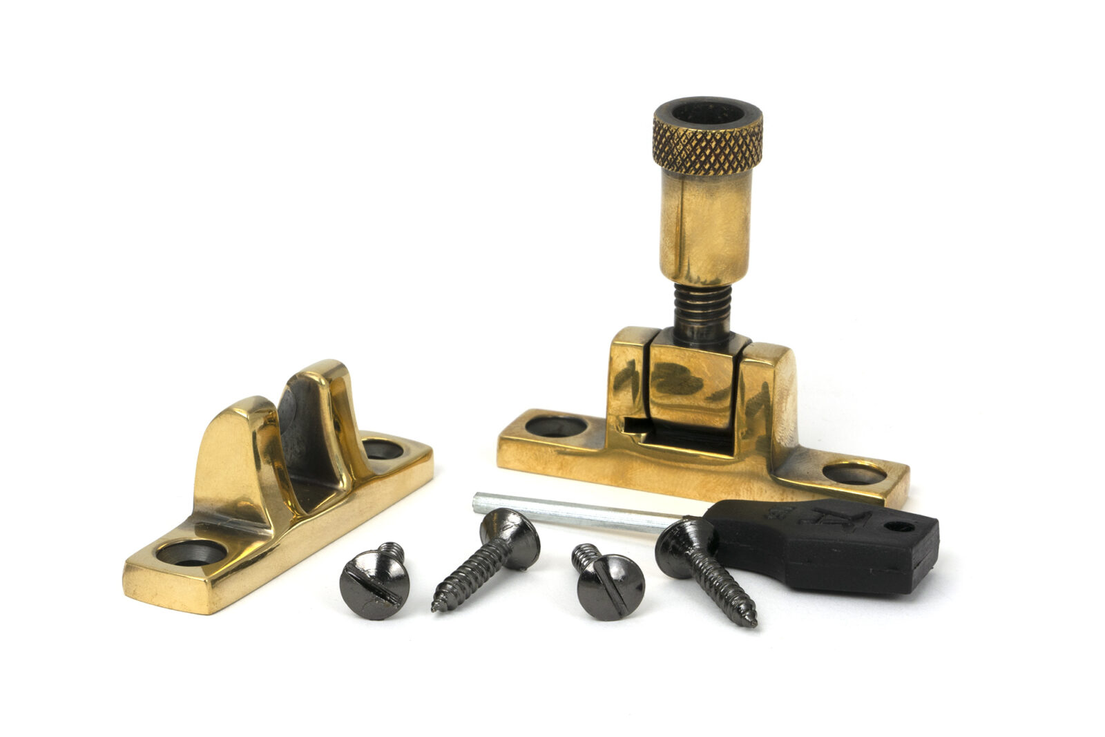 aged brass brompton brighton fastener narrow (square)