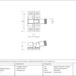 aged brass brompton brighton fastener narrow (square)