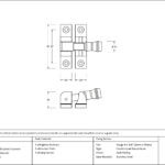 aged brass prestbury brighton fastener narrow (square)