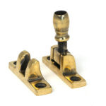 aged brass mushroom brighton fastener narrow (square)