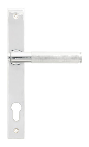 polished chrome brompton slimline lever espag. lock set