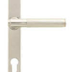 polished nickel brompton slimline lever espag. lock set