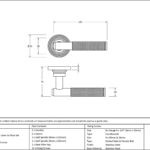 polished chrome brompton lever on rose set (beehive)