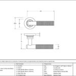polished nickel brompton lever on rose set (plain)