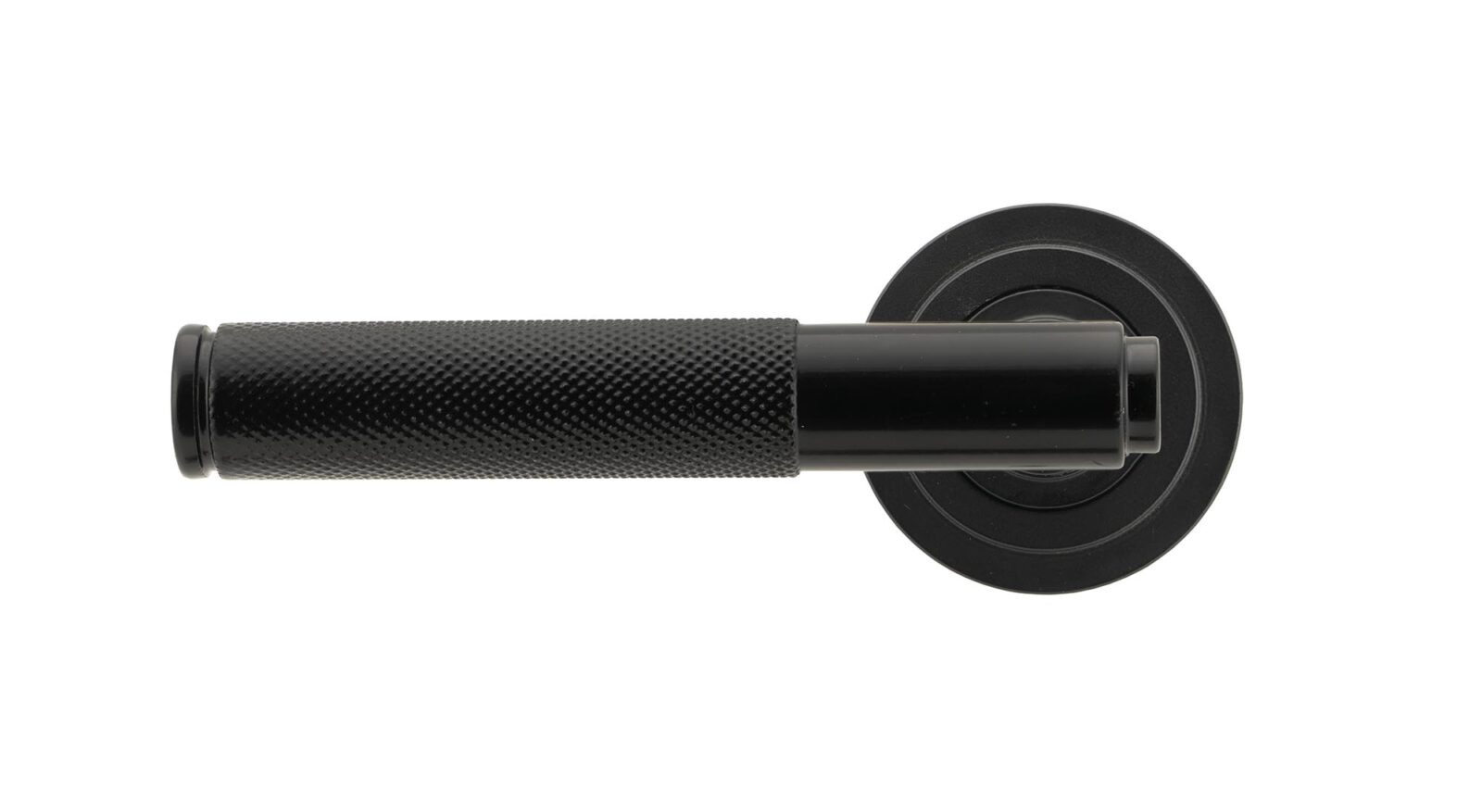 black brompton lever on rose set (art deco)