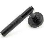 black brompton lever on rose set (art deco)