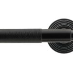 black brompton lever on rose set (beehive)