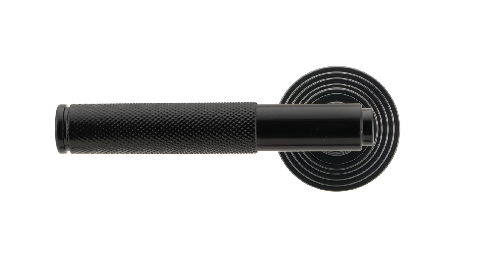 black brompton lever on rose set (beehive)