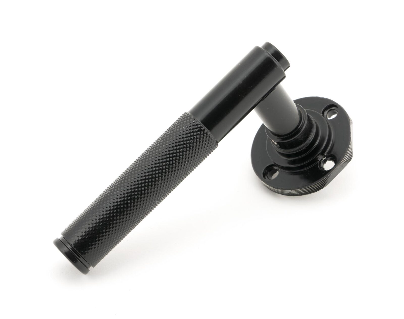 black brompton lever on rose set (beehive)