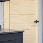 matt black brompton lever on rose set (plain)