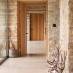 matt black brompton lever on rose set (art deco)