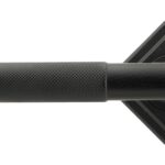 matt black brompton lever on rose set (square)