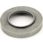 pewter brompton lever on rose set (plain)