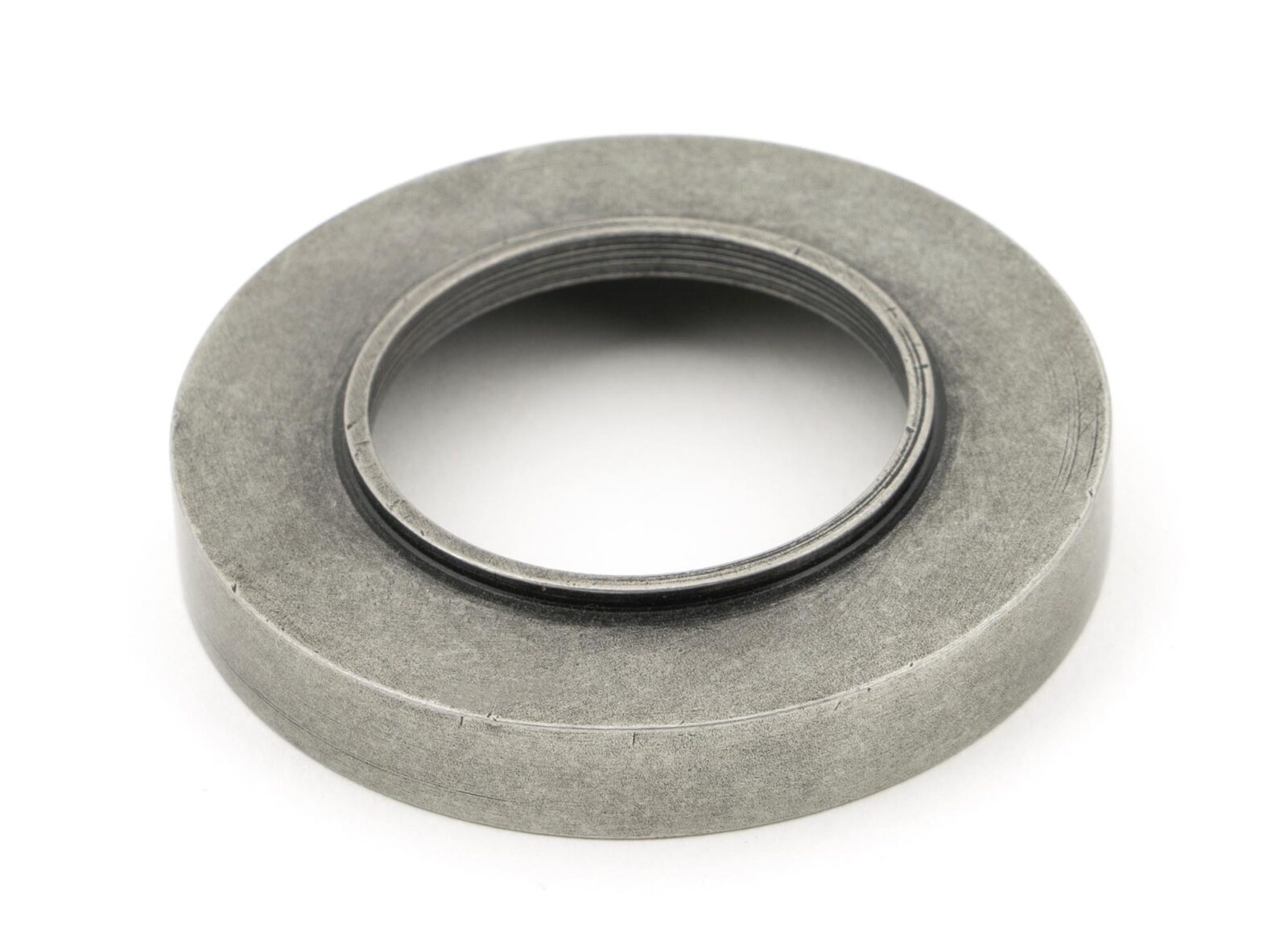 pewter brompton lever on rose set (plain)