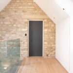 pewter brompton lever on rose set (plain)