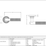 pewter brompton lever on rose set (beehive)