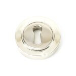 polished nickel round escutcheon (plain)