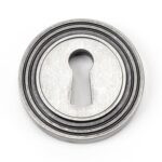pewter round escutcheon (beehive)