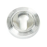 polished chrome round euro escutcheon (beehive)