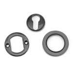black round euro escutcheon (plain)