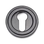 black round euro escutcheon (art deco)
