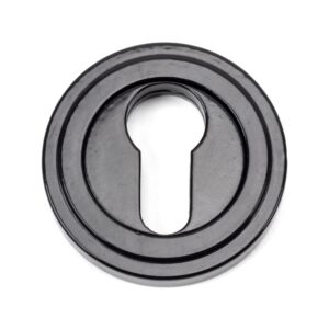 black round euro escutcheon (art deco)