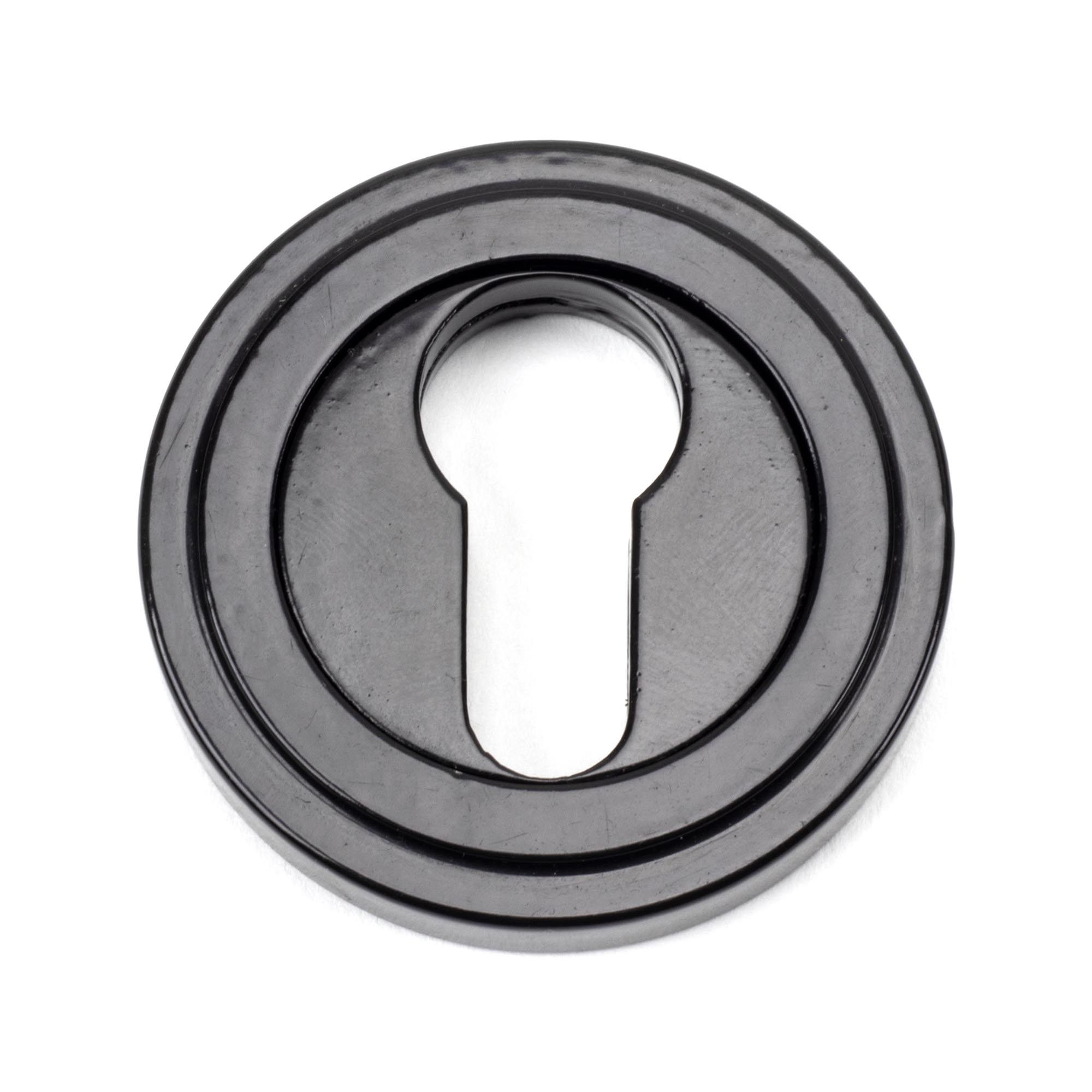 black round euro escutcheon (art deco)