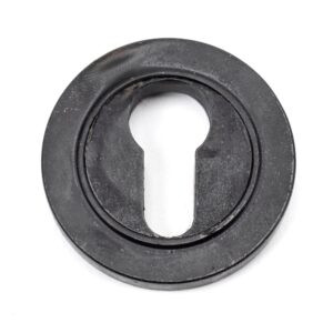 external beeswax round euro escutcheon (plain)