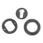 external beeswax round euro escutcheon (art deco)