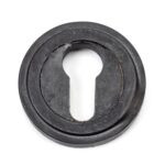 external beeswax round euro escutcheon (art deco)