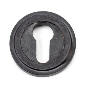 external beeswax round euro escutcheon (art deco)
