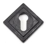 external beeswax round euro escutcheon (square)