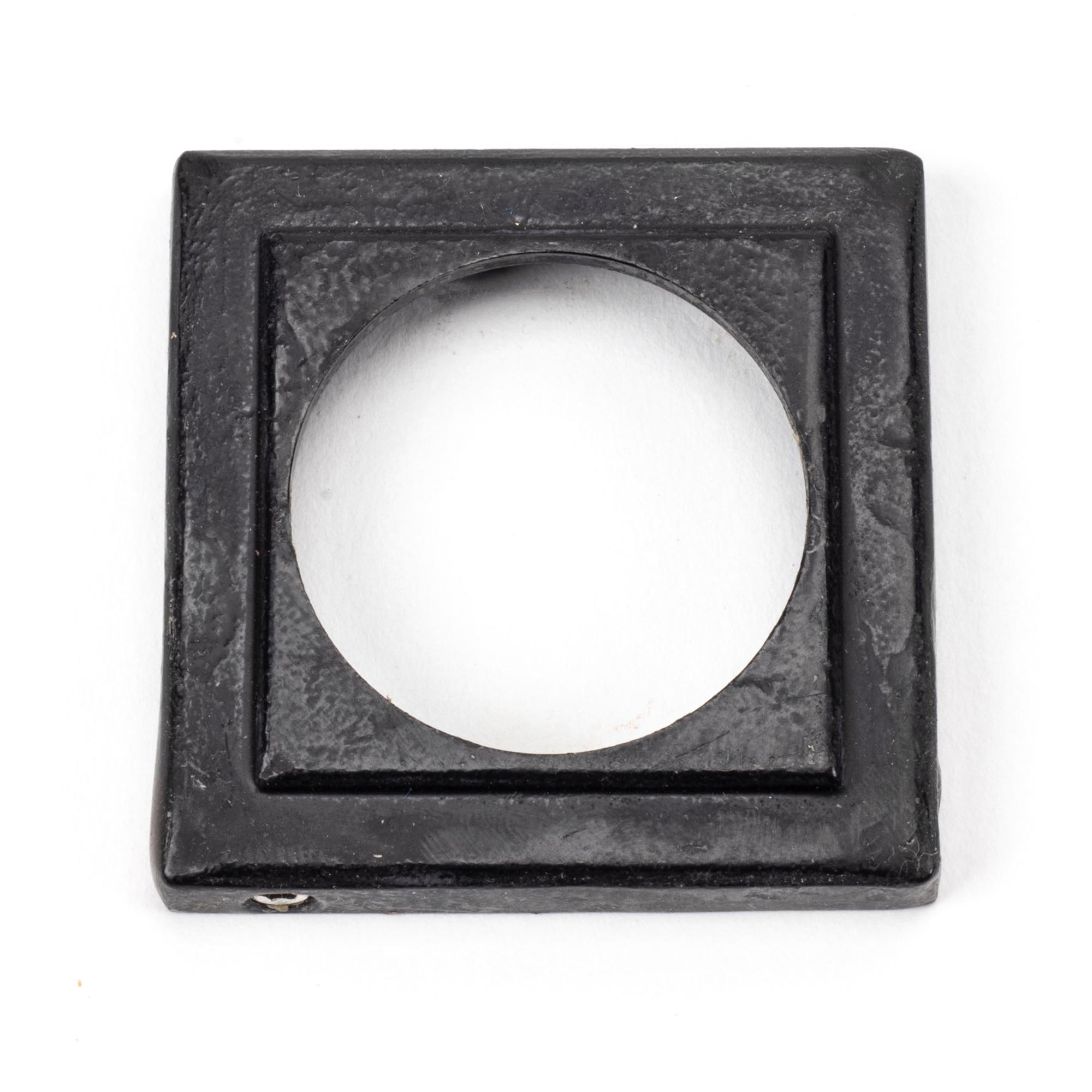 external beeswax round euro escutcheon (square)
