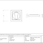 external beeswax round euro escutcheon (square)