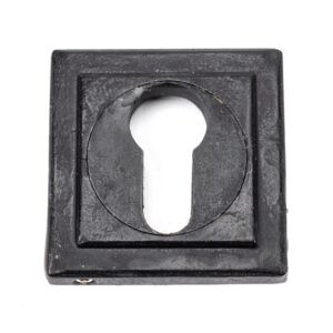 external beeswax round euro escutcheon (square)