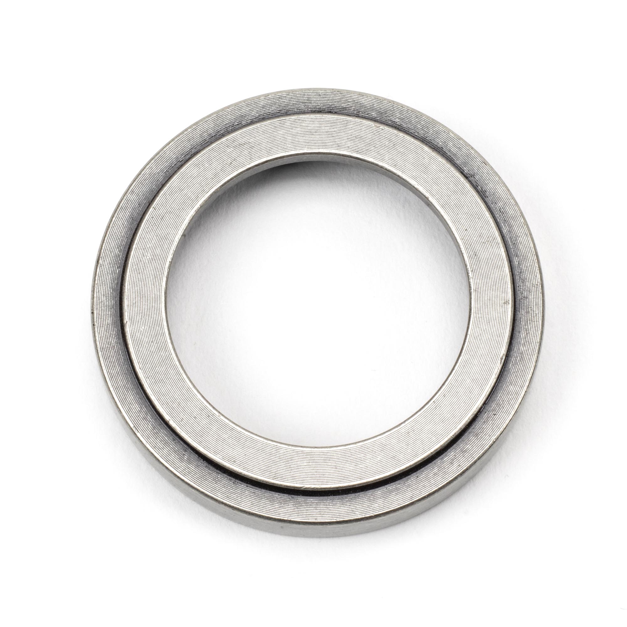 pewter round euro escutcheon (art deco)