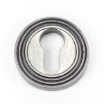pewter round euro escutcheon (beehive)