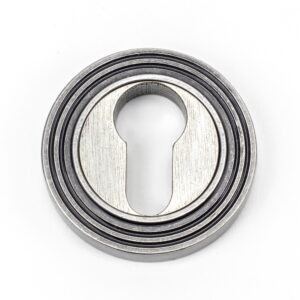 pewter round euro escutcheon (beehive)