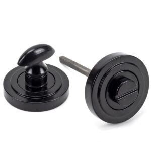 black round thumbturn set (art deco)