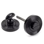 black round thumbturn set (beehive)
