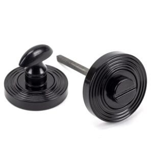 black round thumbturn set (beehive)